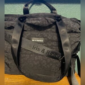 Iris & Rainbow sensational tote bag in black panther